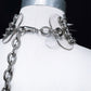 Stacked Chain Choker - Clear